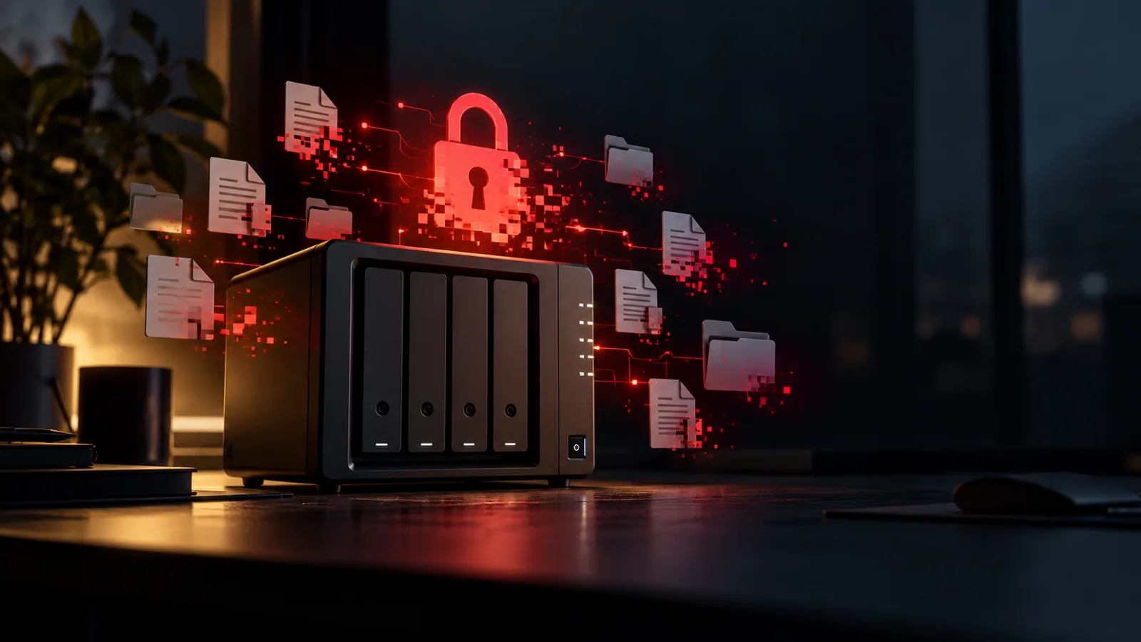 ancaman ransomeware atas NAS Synology